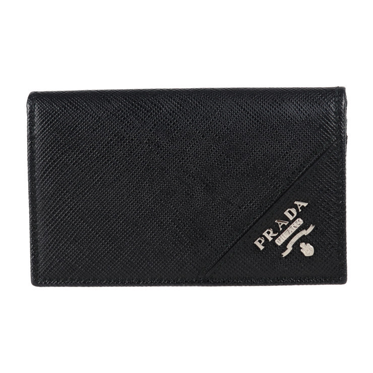 Prada Saffiano Card Case Black Prada Saffiano Card Case Black